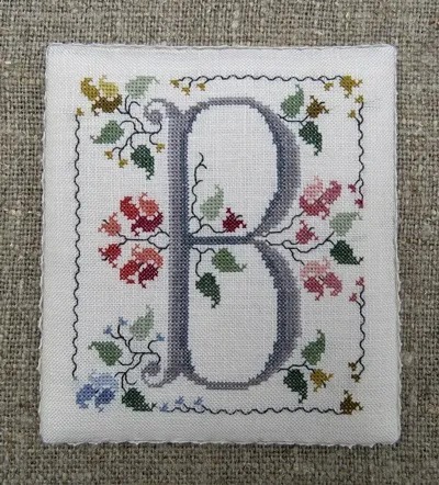 **〔Renato Parolin〕　図案　RP-2502　Flowery letter - B