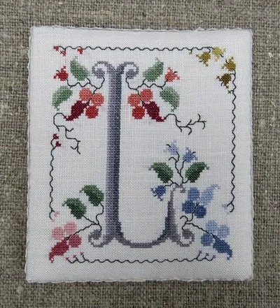 **〔Renato Parolin〕　図案　RP-2512　Flowery letter - L