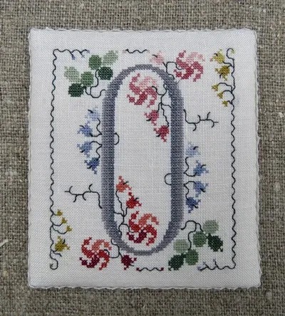 **〔Renato Parolin〕　図案　RP-2515　Flowery letter - O