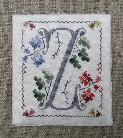 **〔Renato Parolin〕　図案　RP-2526　Flowery letter - Z