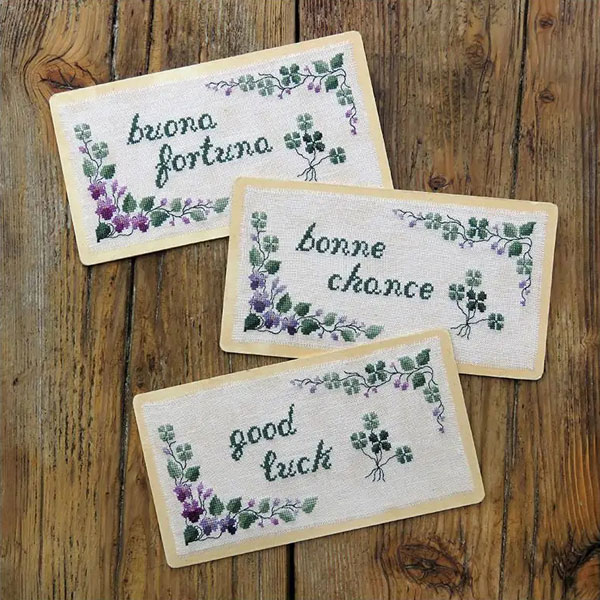 **〔Renato Parolin〕　図案　RP-2614　Good luck