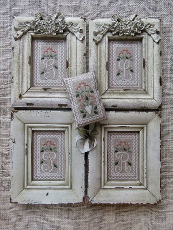 **〔Renato Parolin〕　図案　RP-2804　Alphabet fleuri 1