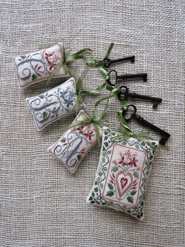 **〔Renato Parolin〕　図案　RP-2805　Alphabet fleuri 2