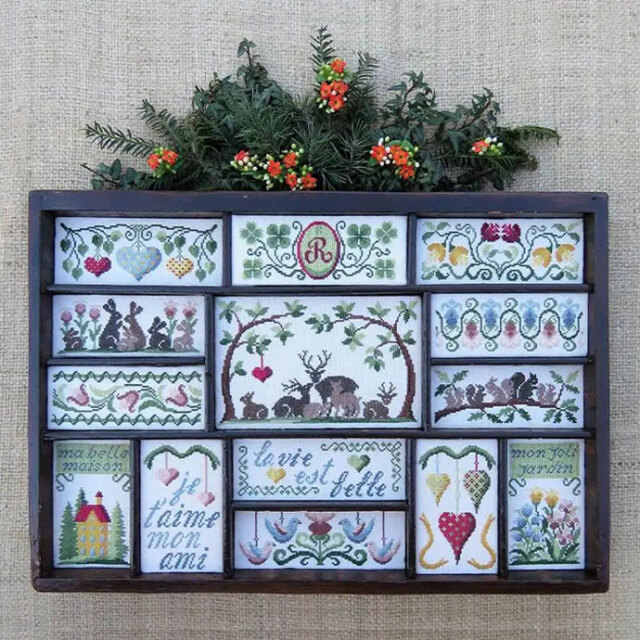 **〔Renato Parolin〕　図案　RP-3302　…ma vie（一部に折れがあります）