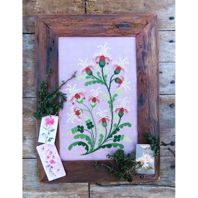 **〔Renato Parolin〕　図案　RP-3508　Bleik blom