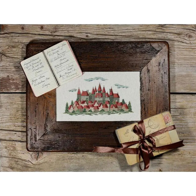 **〔Renato Parolin〕　図案　RP-3605　Chateauneuf en Auxois