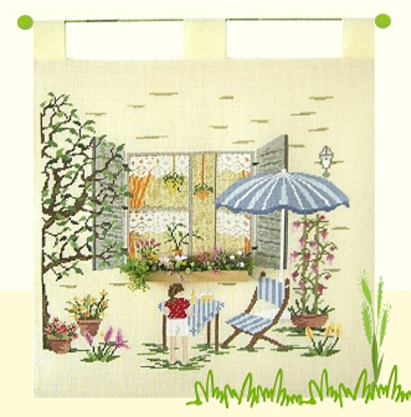 **〔UB Design〕　図案　UB-663　Sommerfenster