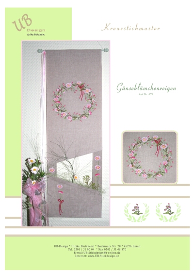 **〔UB Design〕　図案　UB-679　Ganseblumchenreigen