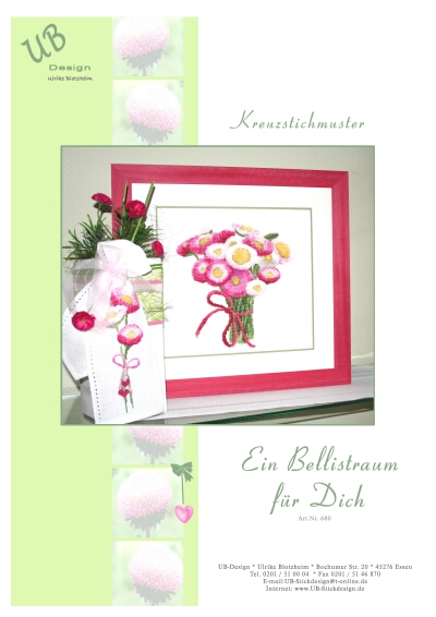 **〔UB Design〕　図案　UB-680　Ein Bellistraum fur Dich