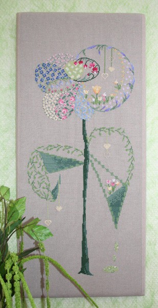 **〔UB Design〕　図案　UB-701　Blumenkonigin