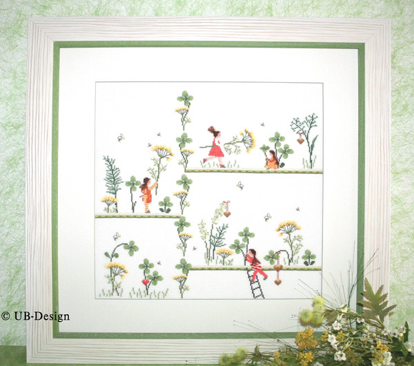 **〔UB Design〕　図案　UB-735　Gartenzeit