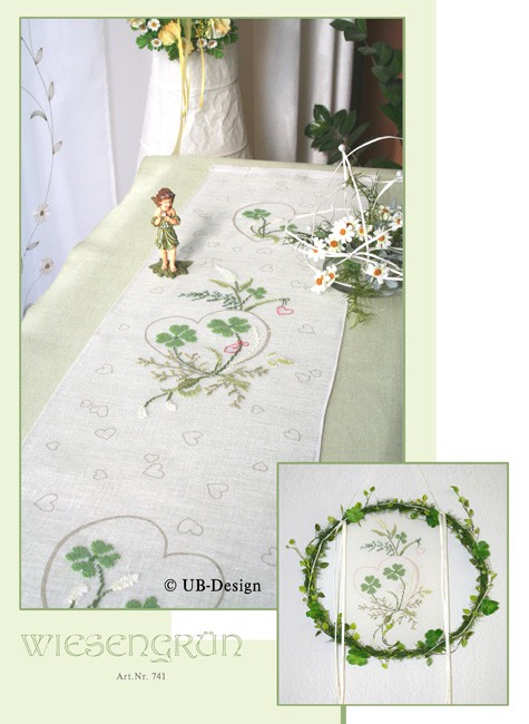 **〔UB Design〕　図案　UB-741　Wiesengrun