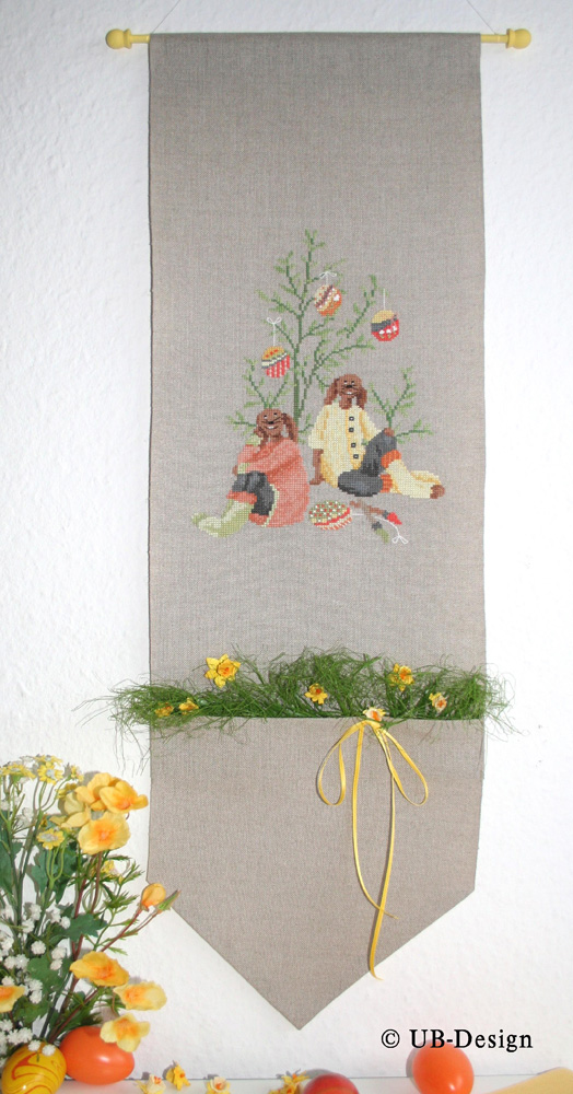 **〔UB Design〕　図案　UB-787　Ruheplatzchen unter'm Osterstrauch