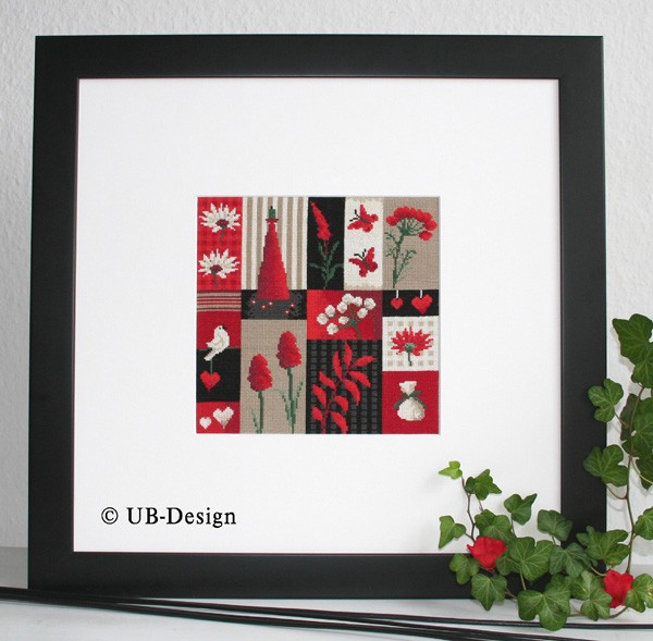 **〔UB Design〕　図案　UB-797　Rot trifft Schwarz