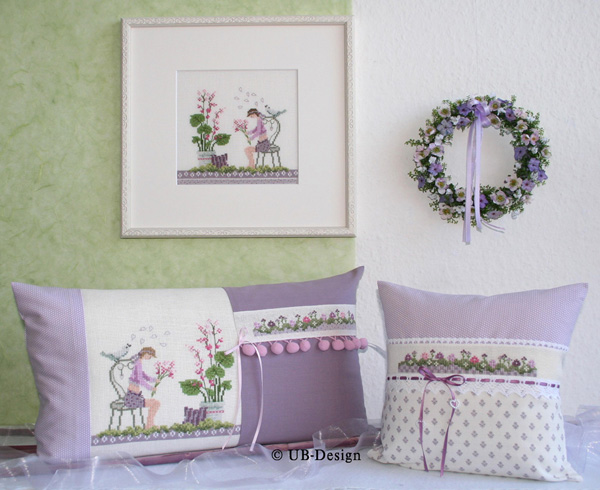 **〔UB Design〕　図案　UB-869　Zartes Liebeslied eines kleinen Vogels