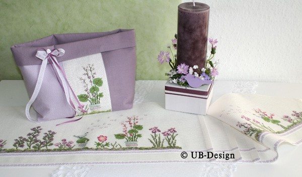 **〔UB Design〕　図案　UB-873　Liebesgesang am Gartenweg