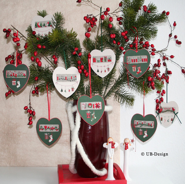 **〔UB Design〕　図案　UB-882　Weihnachtsbandchen