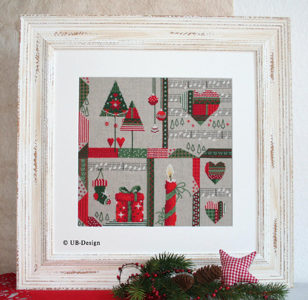 **〔UB Design〕　図案　UB-884　Christmastime