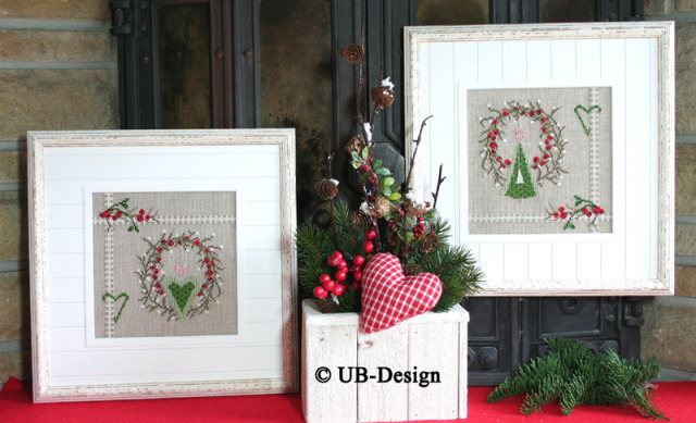 **〔UB Design〕　図案　UB-916　Weihnachten im Landhaus
