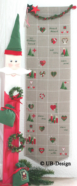 **〔UB Design〕　図案　UB-920　Advent ein Lichtlein brennt