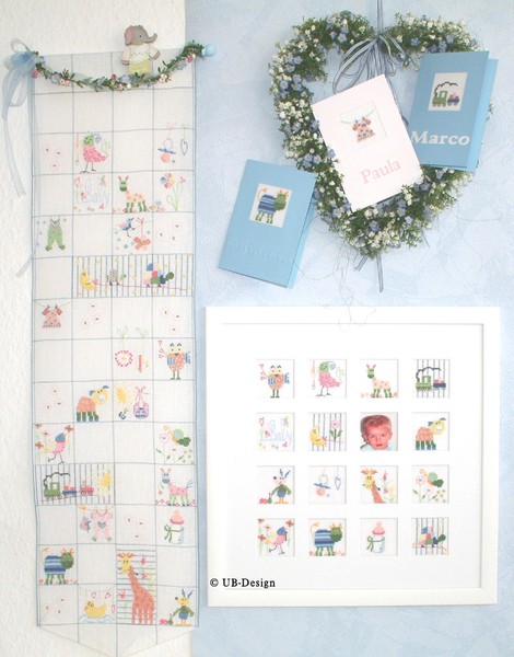 **〔UB Design〕　図案　UB-933　Meine ersten Puzzleteilchen