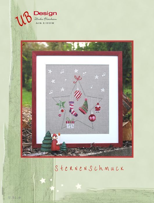 **〔UB Design〕　図案　UB-E-10101W　Sternenschmuck