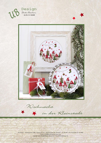 **〔UB Design〕　図案　UB-E-1024W　Weihnacht in der Kleinstadt