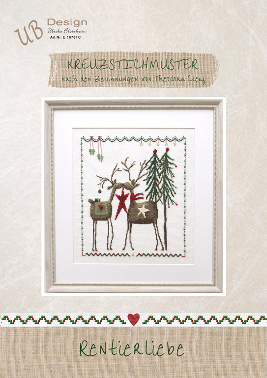 **〔UB Design〕　図案　UB-E-1078TC　Rentierliebe
