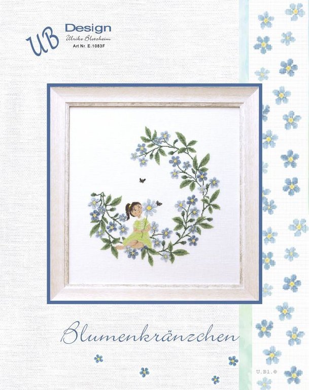 〔UB Design〕　図案　UB-E-1083F　Blumenkranzchen　【在庫あり】