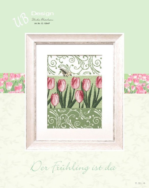 **〔UB Design〕　図案　UB-E-1084F　Der Fruhling ist da