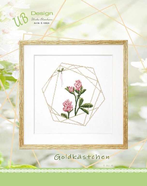 **〔UB Design〕　図案　UB-E-1092A　Goldkastchen