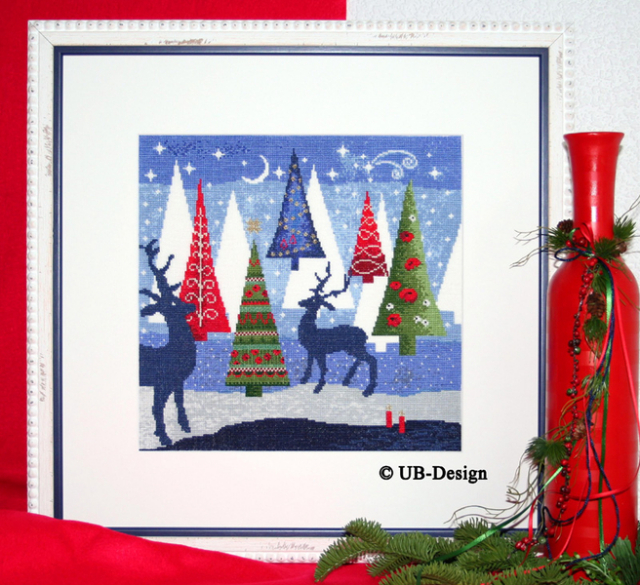 **〔UB Design〕　図案　UB-E-912　Weihnachtswunderwald