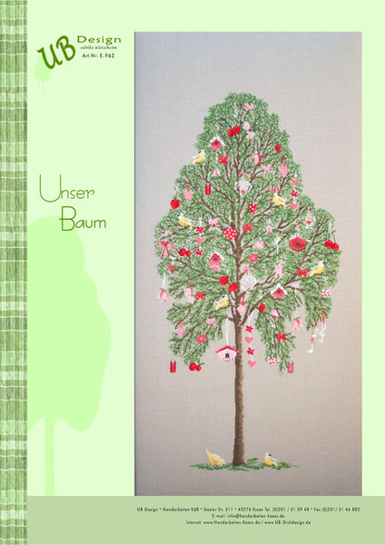 **〔UB Design〕　図案　UB-962　Unser Baum