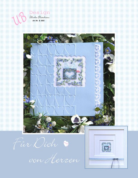 **〔UB Design〕　図案　UB-E-980　Fur Dich - von Herzen