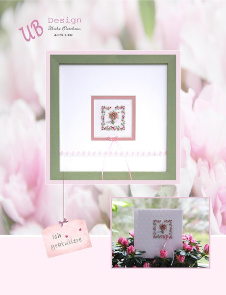 **〔UB Design〕　図案　UB-E-982　Ich gratuliere