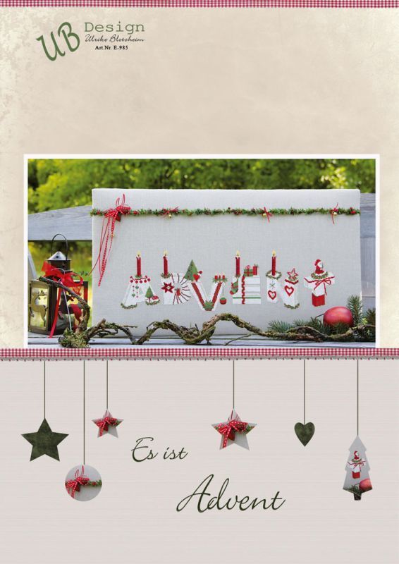 〔UB Design〕　図案　UB-E-985　Es ist Advent　【在庫あり】＜ブラックウィーク10％OFF＞
