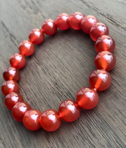 赤メノウ　10mmブレスレット