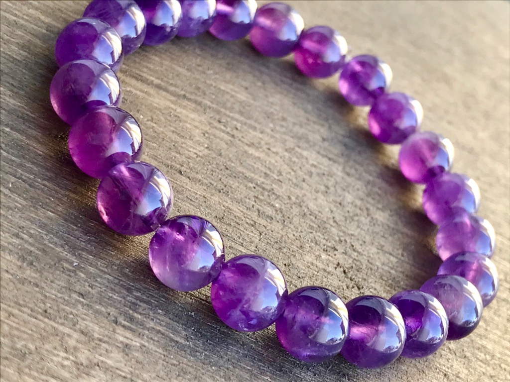 アメジスト　8mmブレスレット