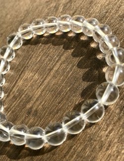 水晶　8mm　ブレスレット