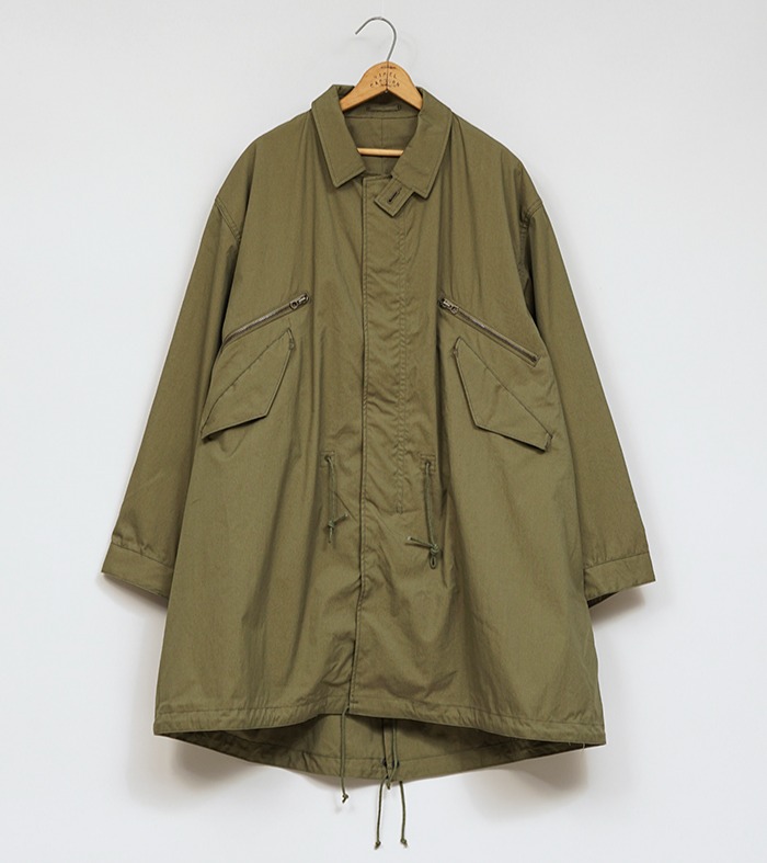 Nigel Cabourn 50s SHELL COAT - COTTON NYLON PIN OX