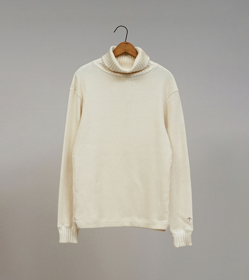 Nigel Cabourn TURTLE NECK - WAFFLE