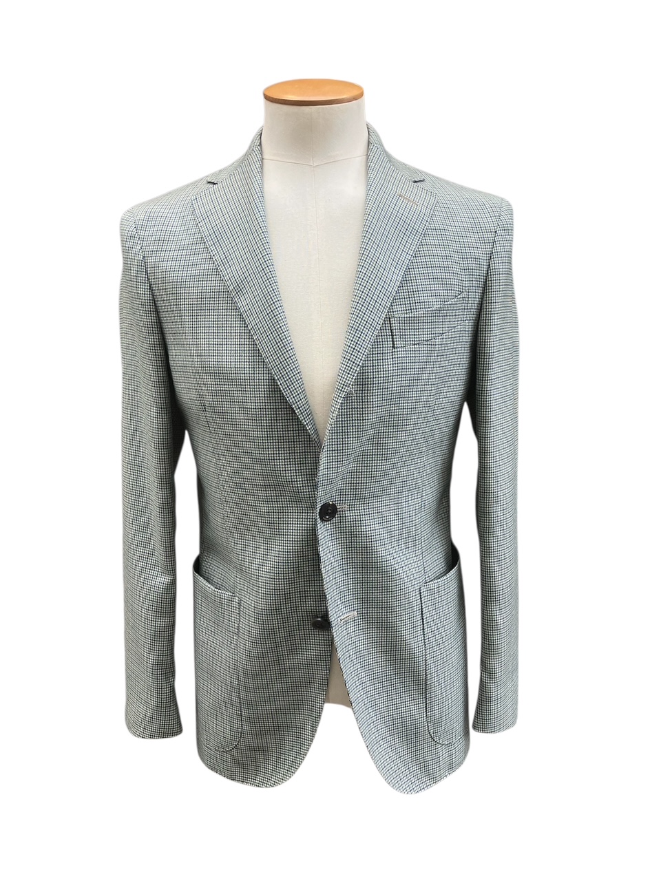 BOGLIOLI "DOVER" ボリオリ ウールシルク ガンクラブチェック 3Bジャケット