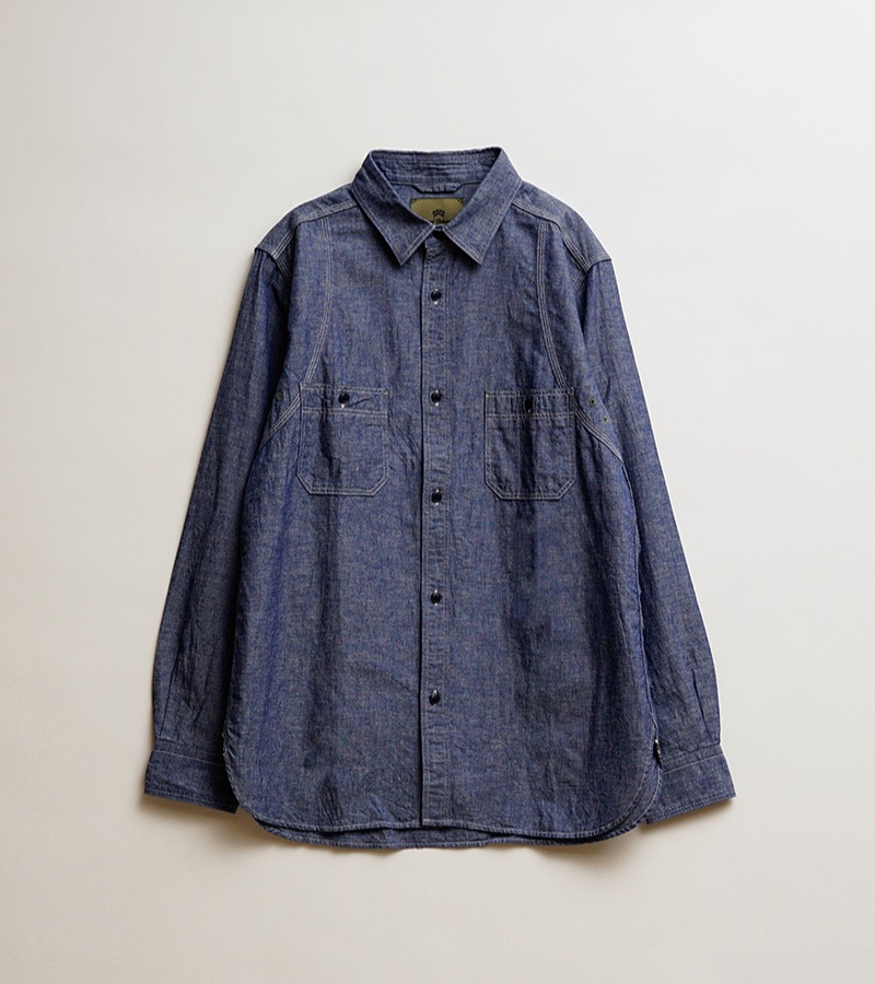 Nigel Cabourn NEW MEDICAL SHIRT - COTTON / LINEN