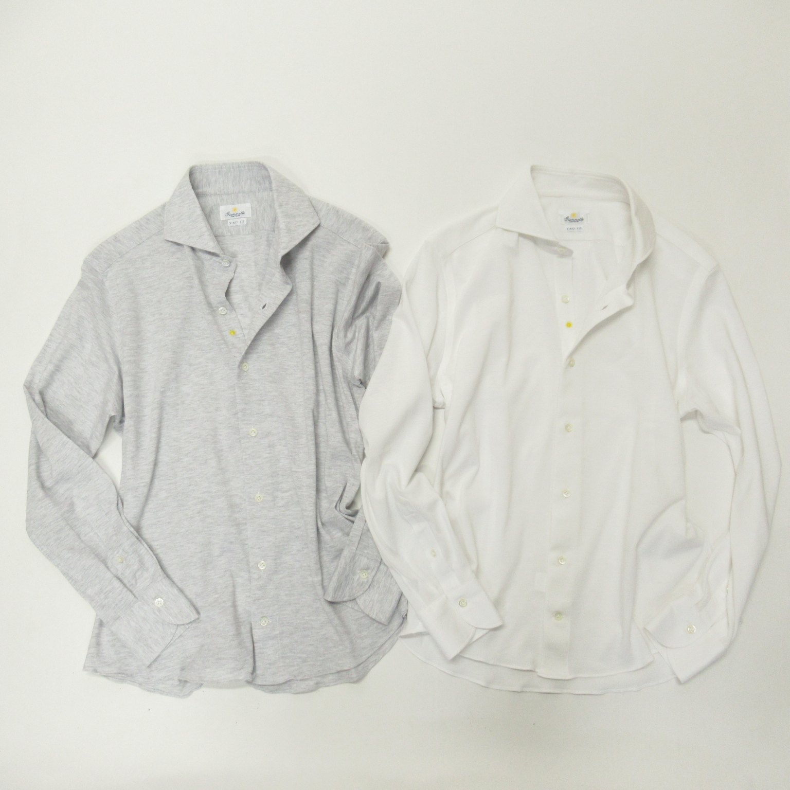 A6340V-84-03 71183 VINCI FIT giannetto (ジャンネット）　鹿の子シャツ