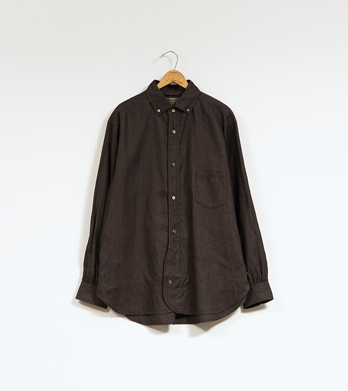 Nigel Cabourn BRITISH OFFICERS SHIRT - HEMPHORSE CLOTH