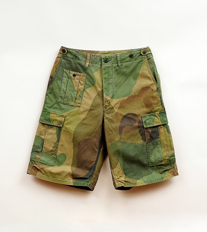 Nigel Cabourn ARMY CARGO SHORT - FADE CAMO