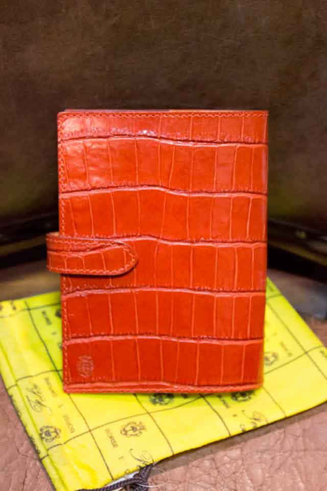 Felisi クロコ型押しbookcover