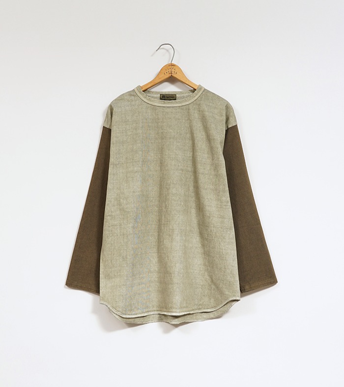 Nigel Cabourn BASEBALL T-SHIRT - PIGMENT