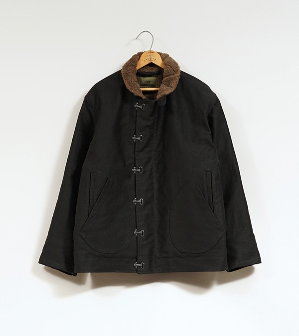 Nigel Cabourn 40s US CLIP JACKET - MODIFY BLACK