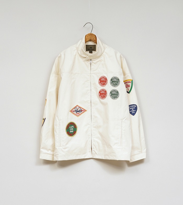 Nigel Cabourn CAPSLEEVE WAPPEN JACKET - CO/ NY PIN OX